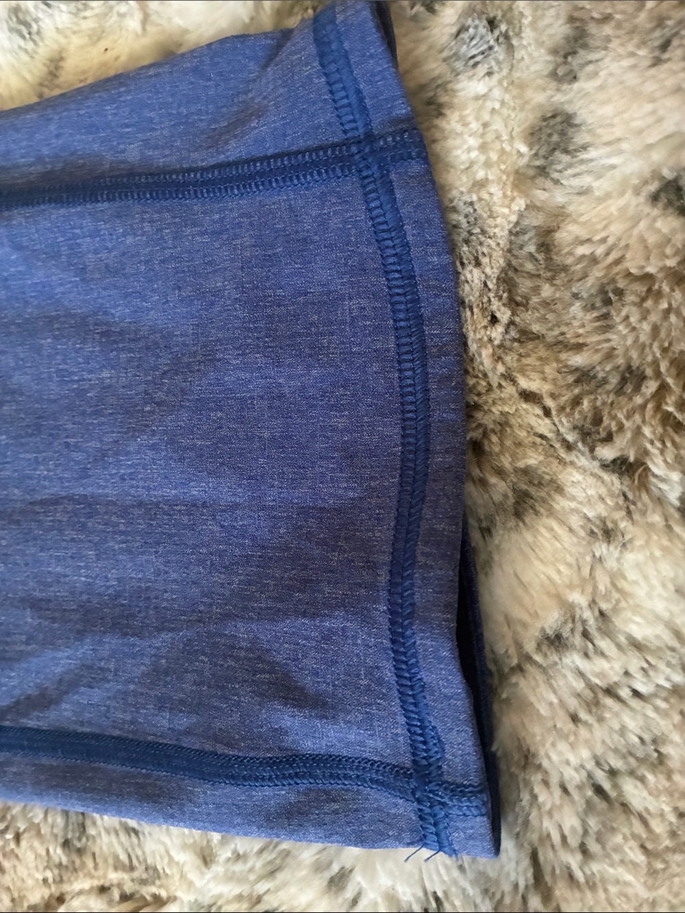 Under Armour Royal Blue Cropped Performance Leggings - Picture 3 of 10